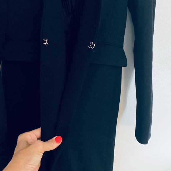 Zara Woman Black Jacket, Open Front - Picture 3 of 5